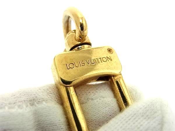 1 jpy LOUIS VUITTON Louis Vuitton M62694anokre key ring key holder charm men's lady's gold group BG7917