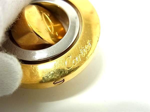 1 jpy # beautiful goods # Cartier Cartier toliniti key ring key holder bag charm lady's gold group × silver group AZ3480