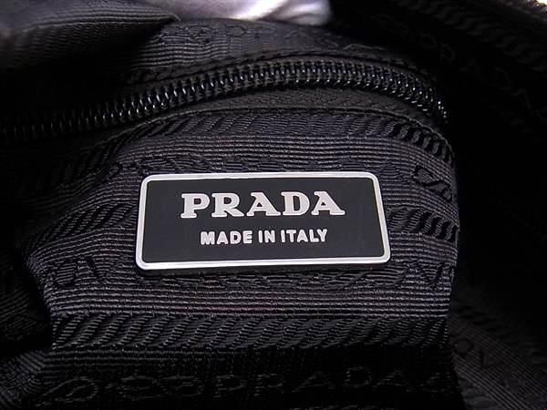 1円 PRADA プラダ テスートナイロン ショルダーバッグ クロスボディ 斜め掛け メンズ レディース ブラウン系 AZ4237_画像6