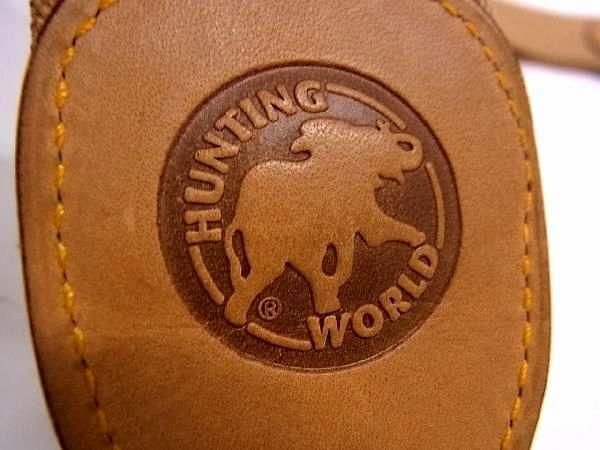 ■美品■ HUNTING WORLD ハンティングワールド キャンバス×レザー バッグ用 ショルダーストラップ 肩掛け 斜め掛け ブラウン系 DD7659_画像5