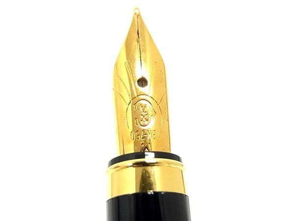 1 jpy PHILIPPE CHARRIOL Philip Charriol pen .18K 750 18 gold fountain pen writing implements stationery stationery brown group FA0172