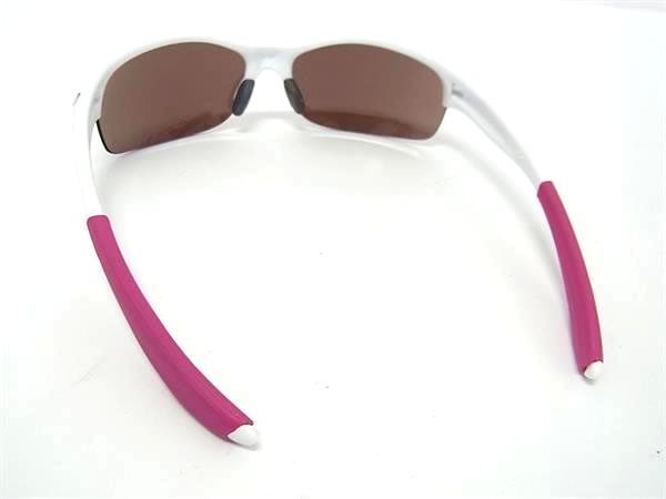 1円 ■美品■ OAKLEY オークリー 24-176 62□12 124 Commit サングラス メガネ 眼鏡 レディース ホワイト系 AX5164_画像2