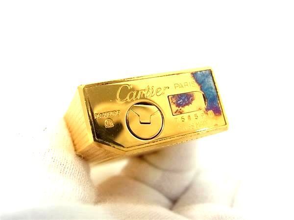1円 Cartier カルティエ 高級ライター ローラーガスライター 喫煙グッズ 喫煙具 レディース メンズ ゴールド系 FA3676_画像4