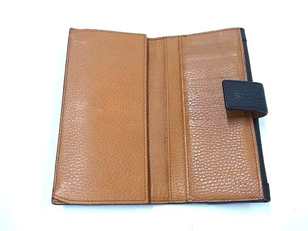 1 иен # прекрасный товар # GUCCI Gucci 231839 2184 кожа складывающийся пополам длинный кошелек бумажник . inserting кошелек для мелочи . мужской женский оттенок черного AW7597