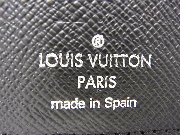 1円 ■美品■ LOUIS VUITTON ヴィトン M30503 タイガ ジッピー ウォレット ヴェルティカル ラウンドファスナー 長財布 ブラック系 AY1093_画像6