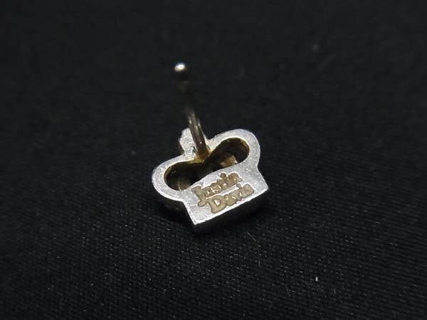 1円 ■美品■ JUSTIN DAVIS ジャスティン デイビス SV925 片耳のみ タイニークラウン 王冠 ピアス アクセサリー シルバー系 AW7972_画像3