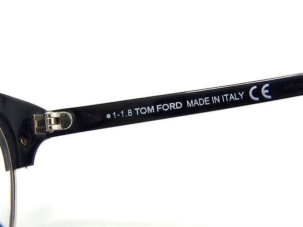 1円 ■美品■ TOM FORD トムフォード 248 05N ヘンリー 度入り メガネ 眼鏡 メンズ ブラック系×ゴールド系 AW6194_画像4