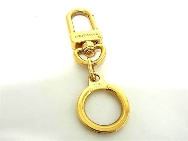 1 jpy # beautiful goods # LOUIS VUITTON Louis Vuitton M62694anokre key ring key holder charm men's lady's gold group AY2037