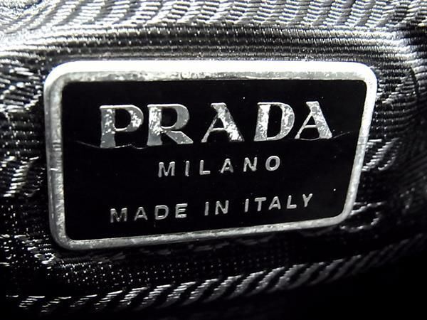 1円 PRADA プラダ プラダスポーツ テスートナイロン クロスボディ ワンショルダーバッグ 斜め掛けかばん メンズ ブラック系 BK1154_画像6