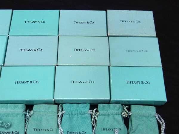 1円 ■美品〜■ TIFFANY＆Co ティファニー ボックス 箱 巾着 保存袋 アクセサリーケース 小物入れ 15点セット まとめ売り DA7591_画像3