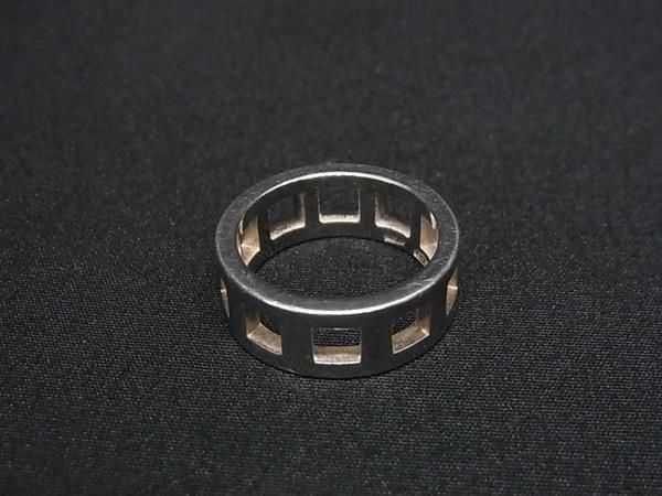 1円 ■美品■ GUCCI グッチ SV925 リング 指輪 アクセサリー 約9号 メンズ レディース シルバー系 AW9322_画像2