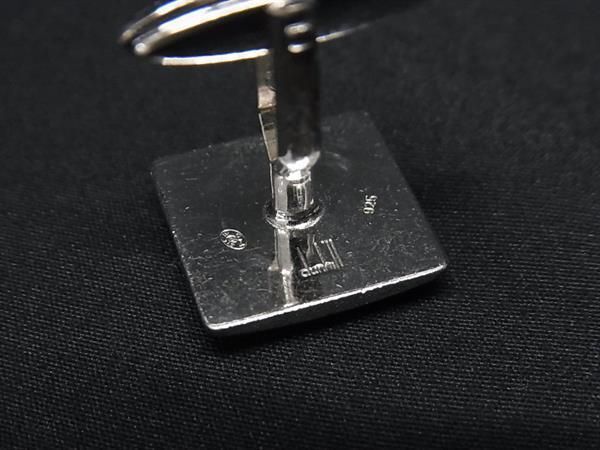 1円 ■美品■ dunhill ダンヒル カフリンクス カフスボタン アクセサリー 紳士 メンズ シルバー系 AW9185_画像3