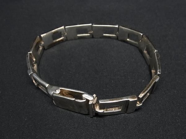 1 иен GUCCI Gucci SV925 браслет аксессуары указанный размер 19 женский мужской оттенок серебра AW9376