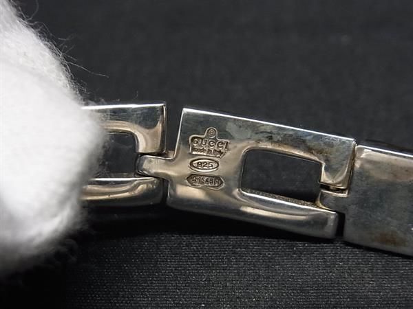 1 иен GUCCI Gucci SV925 браслет аксессуары указанный размер 19 женский мужской оттенок серебра AW9376