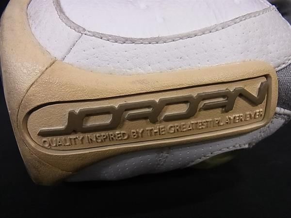 1円 NIKE ナイキ 318411-101 Air Jordan 12.5 Team Low レザー スニーカー 靴 表記サイズ 29.5cm メンズ ホワイト系×ベージュ系 BF7765_画像6