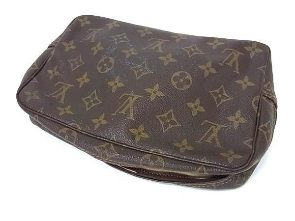 1円 LOUIS VUITTON ルイヴィトン M47524 モノグラム トゥルース トワレット23 クラッチバッグ セカンドバッグ ポーチ ブラウン系 AX6593_画像2