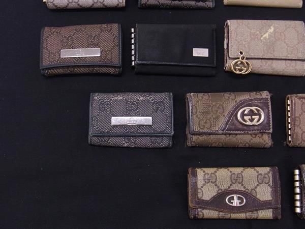 1円 GUCCI グッチ グッチシマ シェリーライン インターロッキングG 等 GG柄 キーケース 鍵入れ 21点セット まとめ売り DA7700_画像4