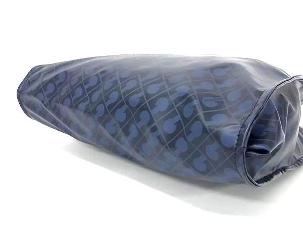 1 иен # превосходный товар # GHERARDINI Gherardini нейлон складной общий рисунок ручная сумочка большая сумка темно-синий серия × оттенок черного AY3576