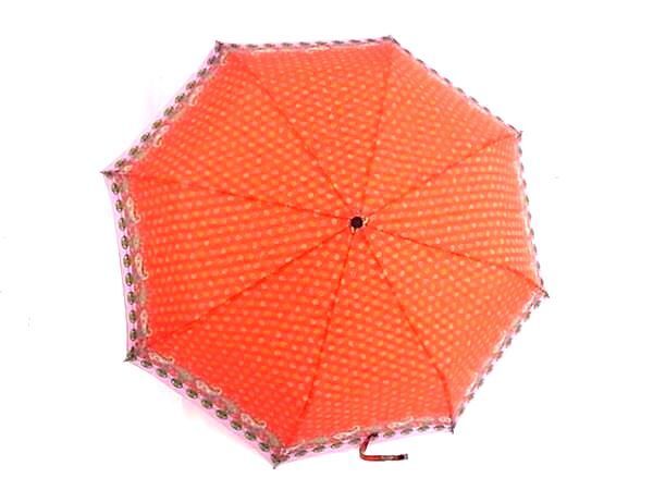 1円 GIANNI VERSACE ジャンニ ヴェルサーチ メデューサ ポリアミド 3段折り 折りたたみ傘 折り畳み傘 高級傘 アンブレラ 雨具 CD1600_画像2