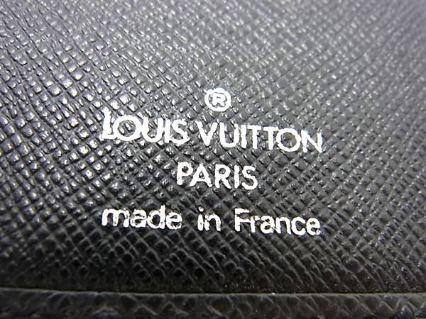 1円 ■美品■ LOUIS VUITTON ルイヴィトン M30392 タイガ ポルトバルール カルトクレディ 二つ折り 長財布 ウォレット ブラック系 AY4781_画像5