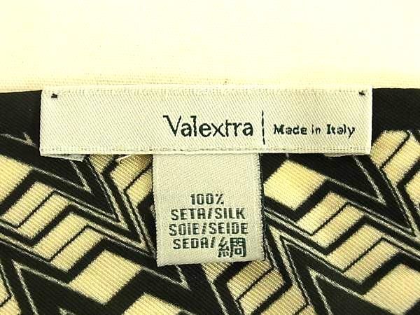 1 иен # превосходный товар # Valextravarek -тактный la шелк 100% общий рисунок лента шарф tsui Lee женский оттенок черного × слоновая кость серия AU9942