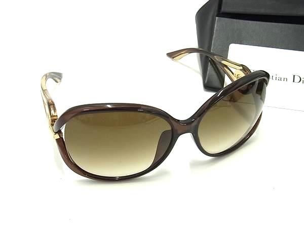 1 иен # прекрасный товар # ChristianDior Christian Dior 57XCC 62*15 120 солнцезащитные очки очки очки женский оттенок коричневого AY3858