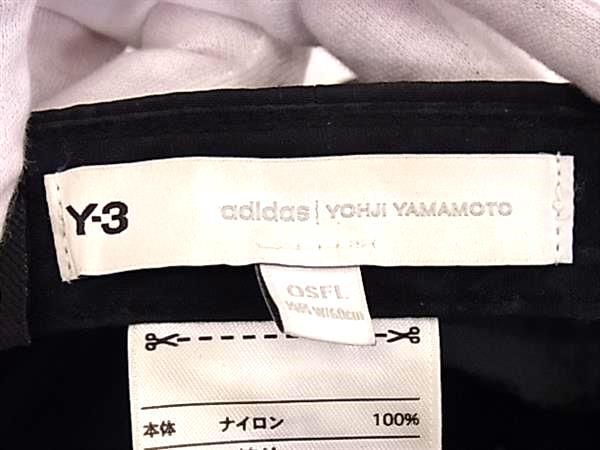 1円 Y-3 ワイスリー YOHJI YAMAMOTO Adidas ヨウジヤマモトア アディダス ナイロン キャップ 帽子 メンズ レディース ブラック系 AZ2955_画像4