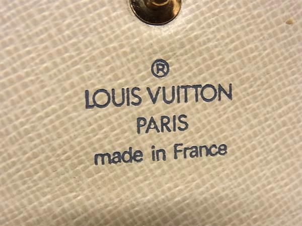 1円 LOUIS VUITTON ルイヴィトン N61745 ダミエアズール ミュルティクレ6 6連 キーケース 鍵入れ レディース アイボリー系 BK1848_画像5