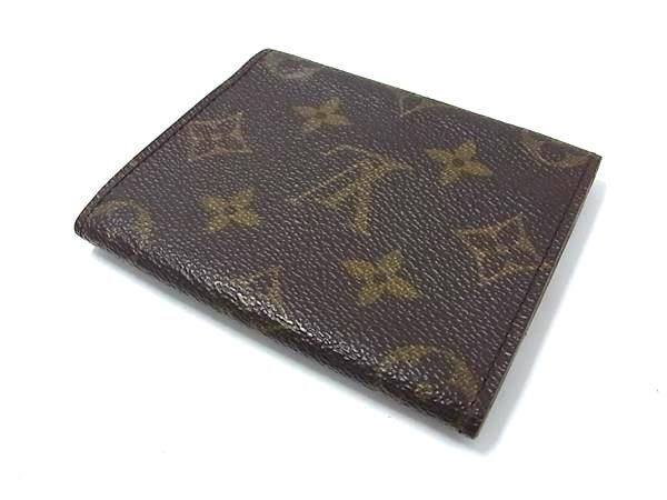 1円 ■美品■ LOUIS VUITTON ルイヴィトン M62920 モノグラム アンヴェロップ カルト ドゥ ヴィジット カードケース ブラウン系 AZ4346_画像2