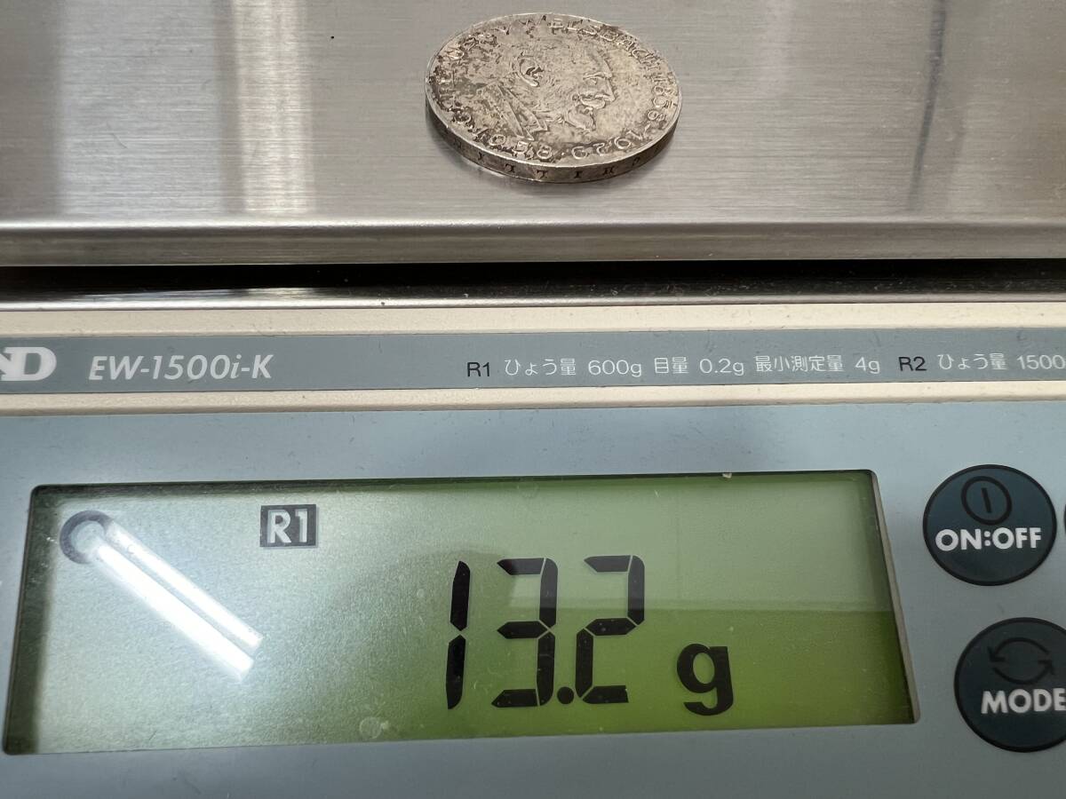 オーストリア 25シリング銀貨 1958 ヴェルスバッハ生誕100周年【5453-9】_画像4