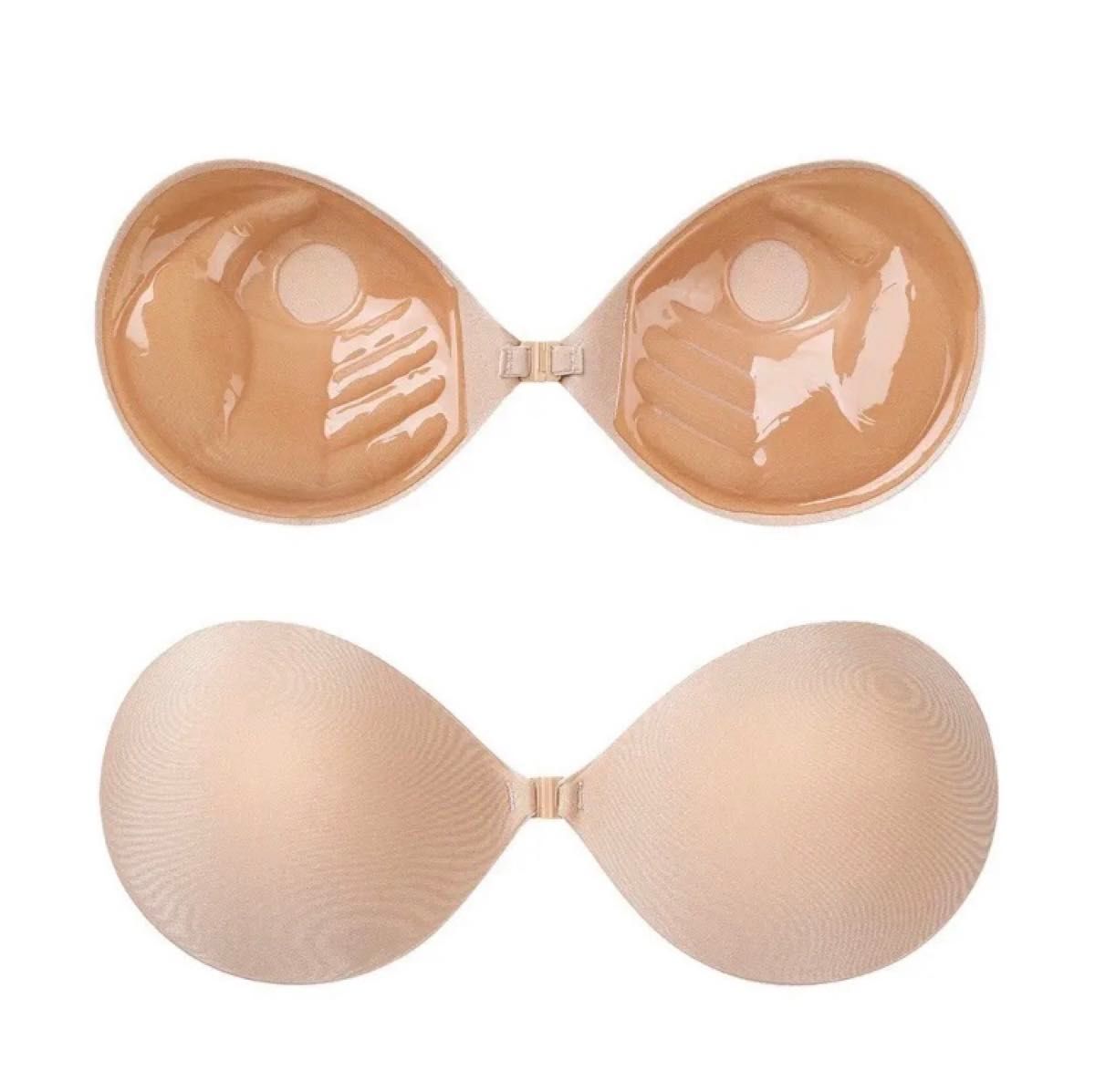 3D立体 ５倍盛り シリコンブラ ヌーブラ Aカップ 激盛り nubra 水着 ビキニ コスプレ ドレス 育乳 バストアップ