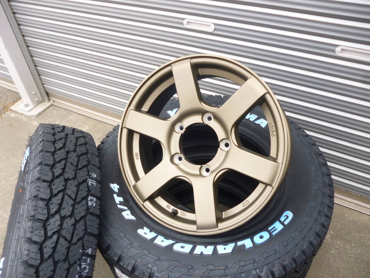 新品セット☆ブロンズホイール+ゴツゴツタイヤ☆CST ZERO-1 HYPER J6☆ヨコハマジオランダーA/T4☆185/85R16☆ホワイトレター_画像6