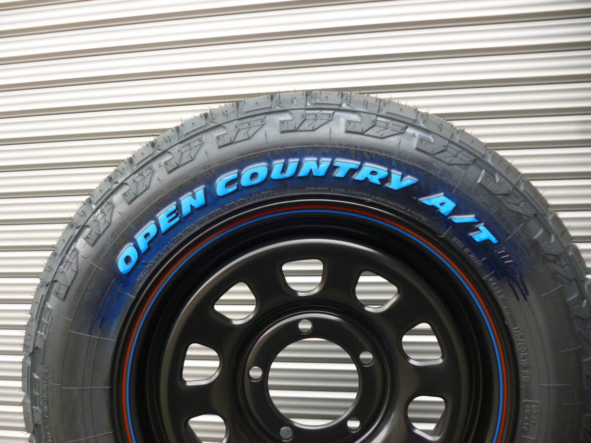 デイトナ☆ブラックホイール☆TOYOオープンカントリーA/TⅢ☆175/80R16☆新品セット☆ジムニーJB23・JB64等_画像5