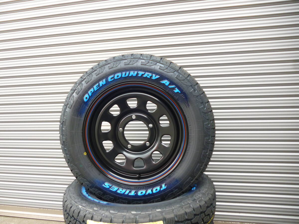 デイトナ☆ブラックホイール☆TOYOオープンカントリーA/TⅢ☆175/80R16☆新品セット☆ジムニーJB23・JB64等_画像6