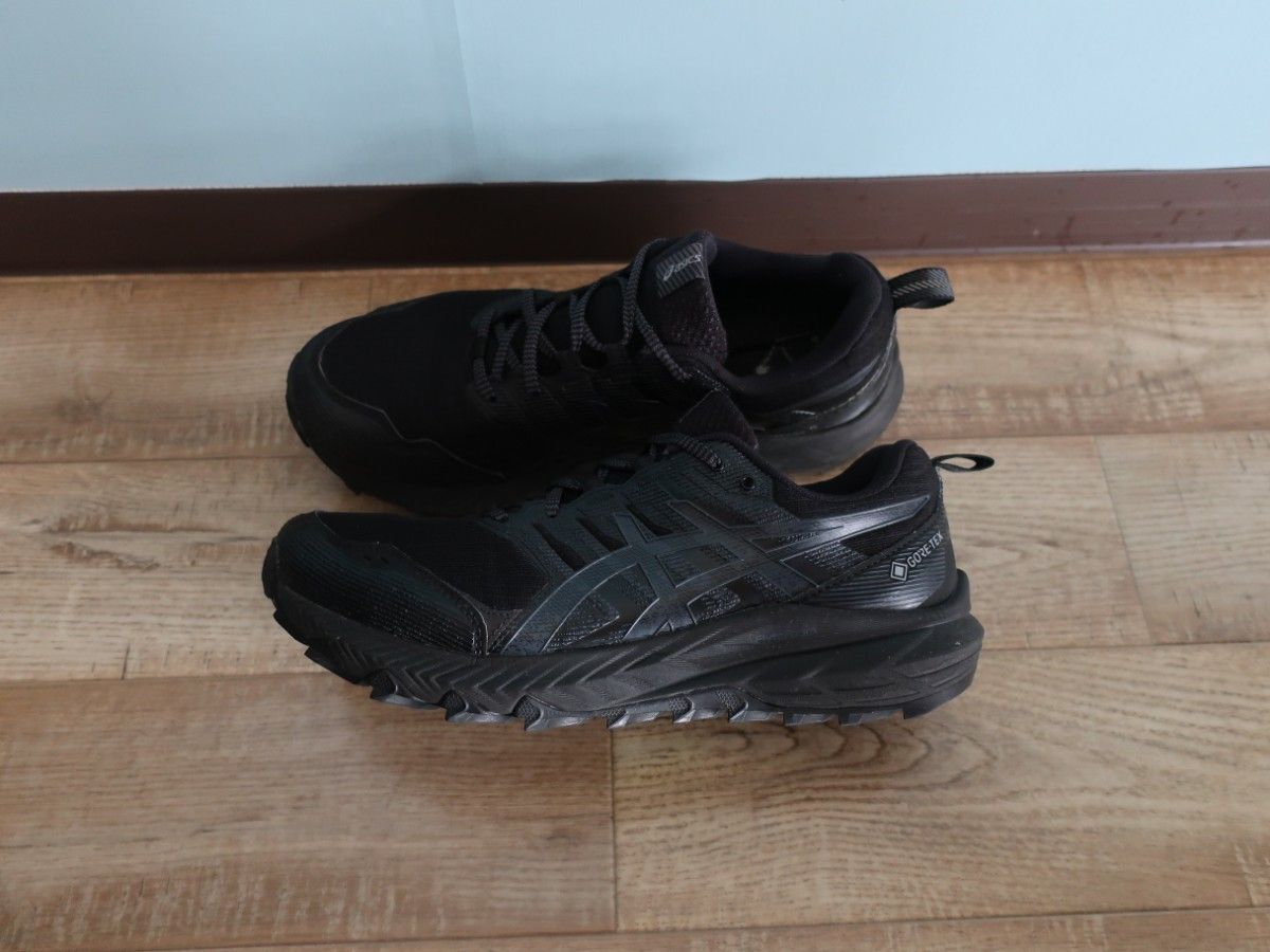 人気 美品 asics GEL-Trabuco9 GTX 26.5 トレランシューズ アシックス ゲルトラブーコ ゴアテックス