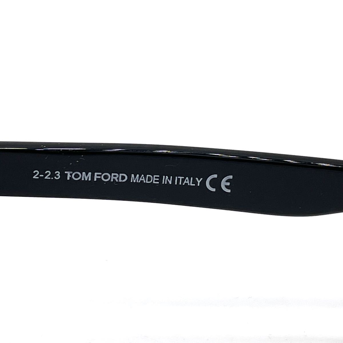 1円 美品 TOM FORD トムフォード TF211AF アジアンフィット ウェリントン メガネフレーム 眼鏡 サングラス ブラック 53□21 140の画像8