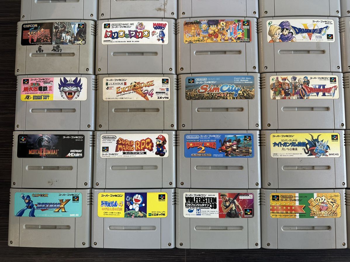 Nintendo Super Famicom soft 49 point summarize Mario peach iron Final Fantasy DRAGON BALL Donkey Kong other 