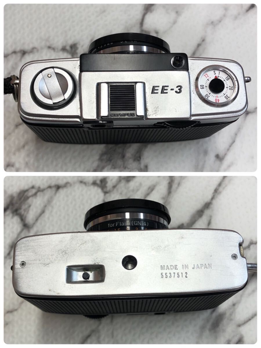 現状品 ジャンク 中古 OLYMPUS-PEN EE-3 / D.Zuiko 1:3.5 f=28mm コンパクトカメラ【93f0ae03】_画像4