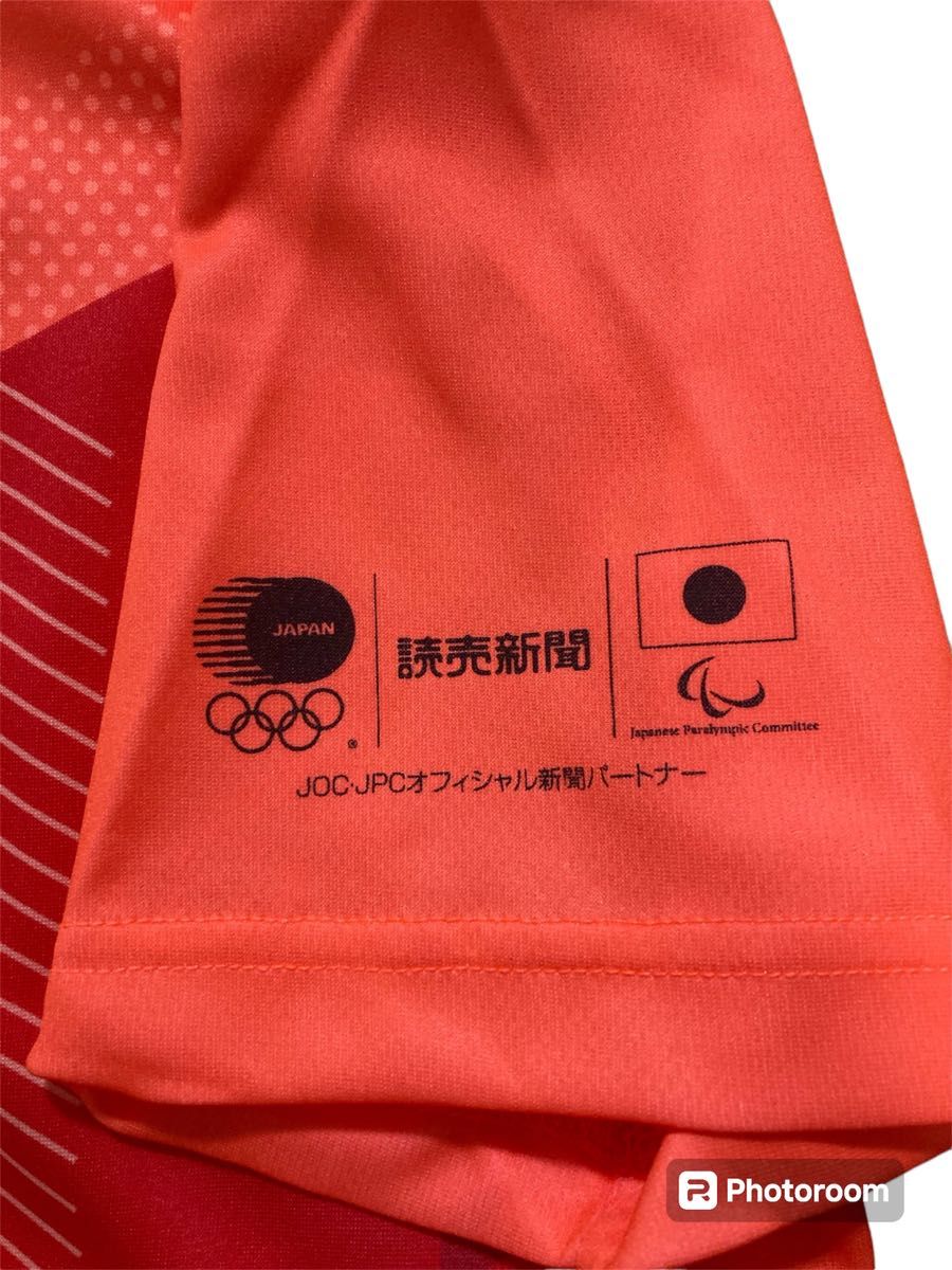 アシックス asics JAPAN Tシャツ 日本代表 シャツ 半袖　オリンピック　M メンズ　レディース