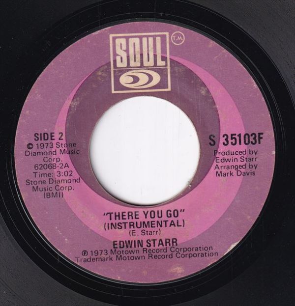 Edwin Starr - There You Go / Instrumental (B) SF-CL087