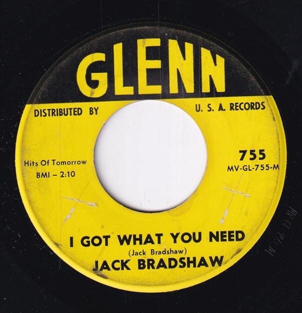 Jack Bradshaw - You Hurt Me / I Got What You Need (B) FC-CM056_画像1