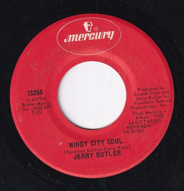 Jerry Butler And Brenda Lee Eager - Ain't Understanding Mellow / Windy City Soul (A) SF-CM185_画像1