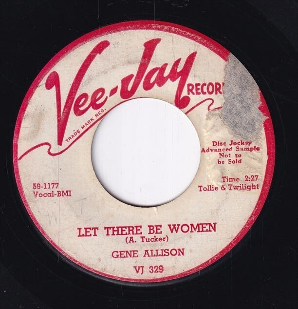 Gene Allison - Let There Be Women / I'll Be Waiting For You (C) OL-CG497の画像1