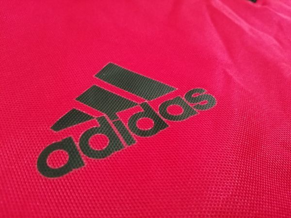 kkyj2577 ■ adidas ■ アディダス Tシャツ ゲームシャツ サッカーシャツ カットソー トップス 赤×黒 L_画像8