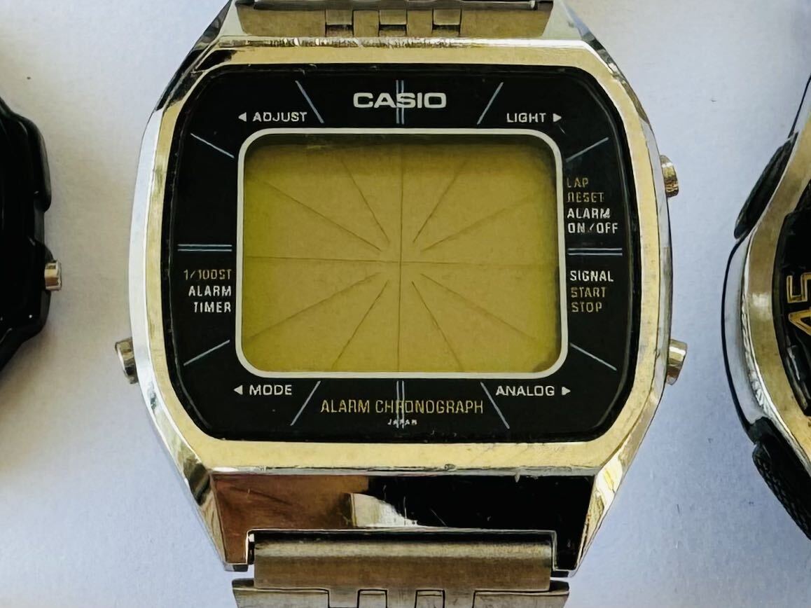 ☆1000円スタート☆ カシオ デジタル時計 ジャンク品 ５個セット  CASIO 腕時計の画像5