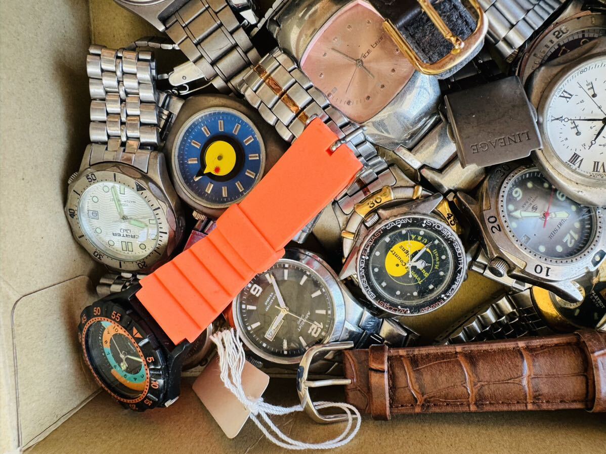 ☆1000円スタート☆ メーカー色々 ジャンク品 大量セット B まとめて 腕時計の画像5