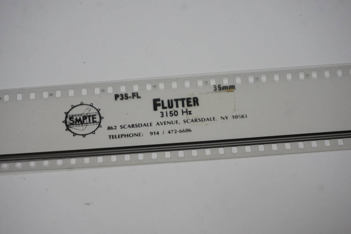 【送料込】SMPTE TEST FILM 35mm映写機用テストフィルム Flutter Test Filmの画像3