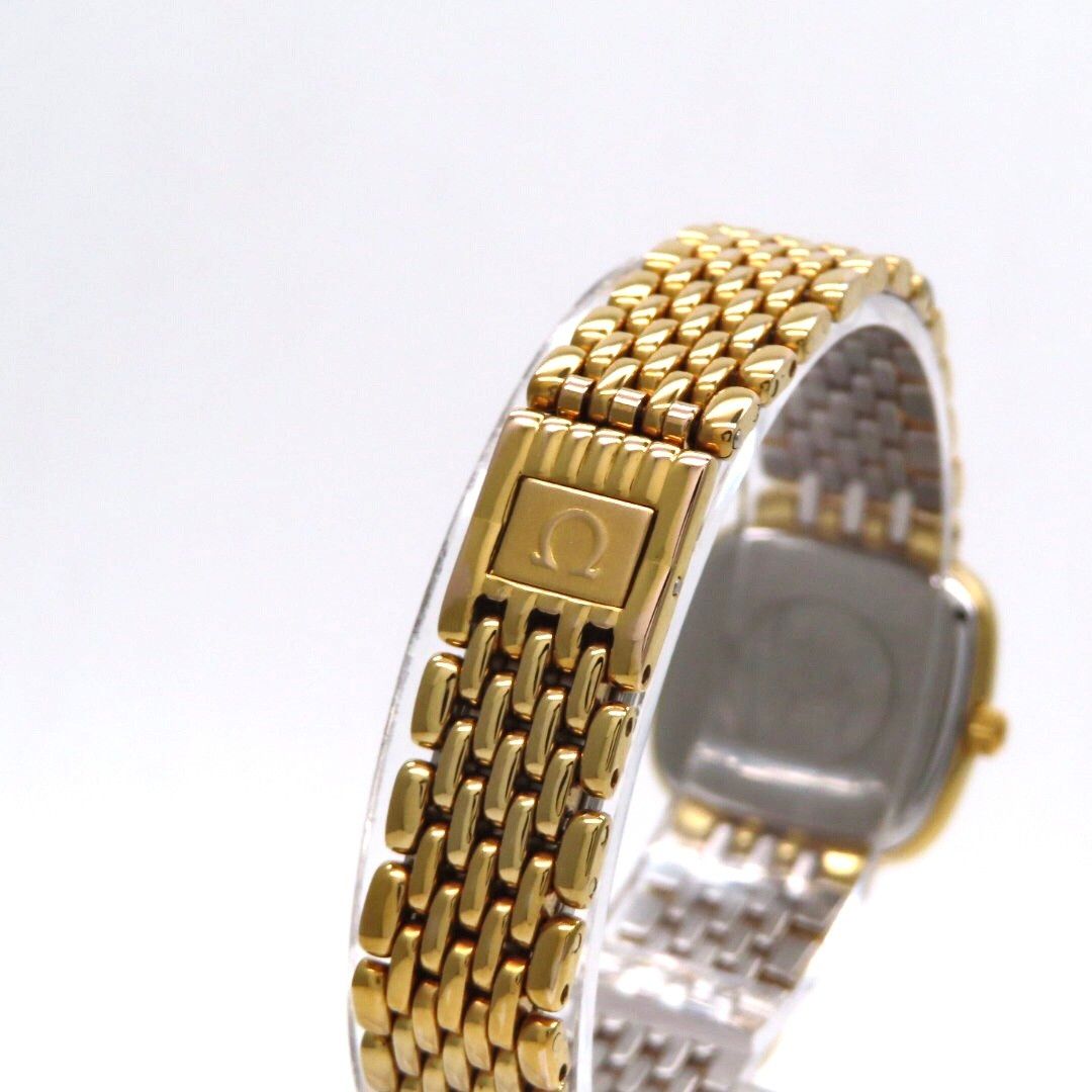 OMEGA】オメガ 時計 'DeVille' ゴールドモデル スクエア OMEGA】オメガ 時計 'DeVille' ゴールドモデル スクエア