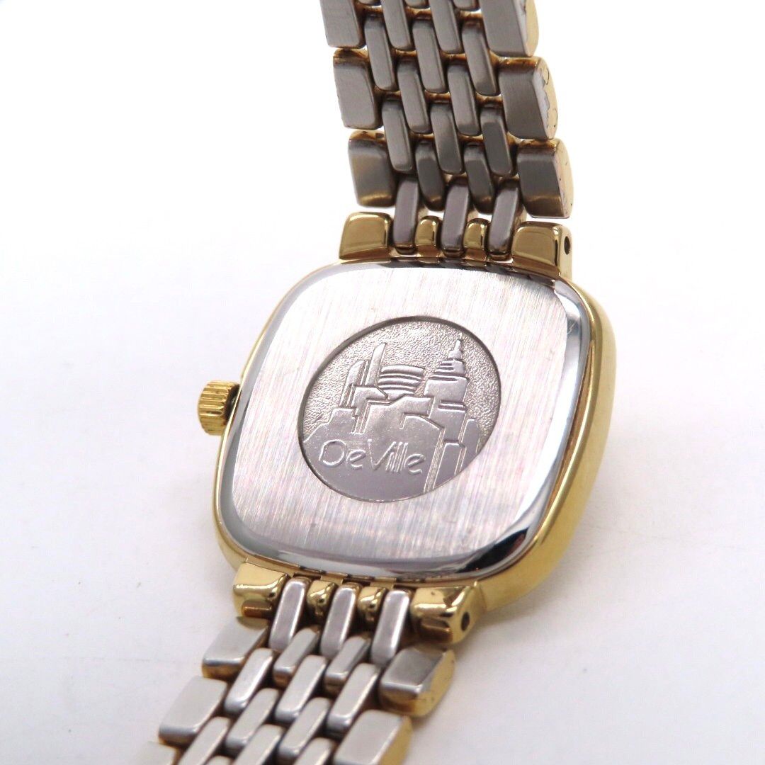 OMEGA】オメガ 時計 'DeVille' ゴールドモデル スクエア OMEGA】オメガ 時計 'DeVille' ゴールドモデル スクエア