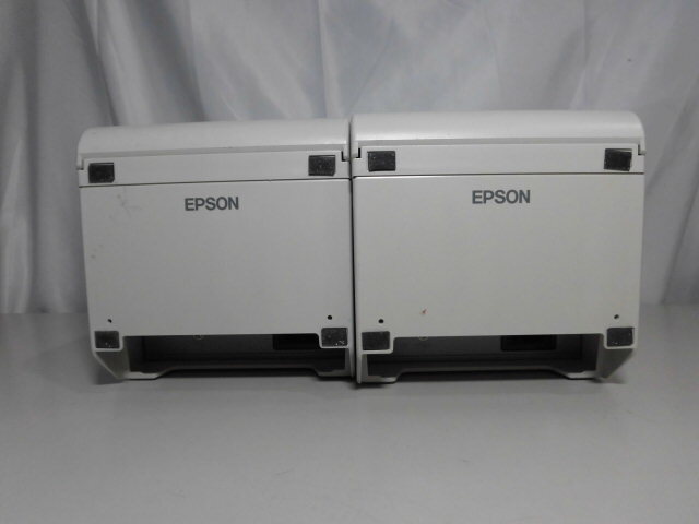 ◆◇614 EPSON TM-T20 サーマルレシートプリンタ 2台セット 通電〇◇◆_画像7